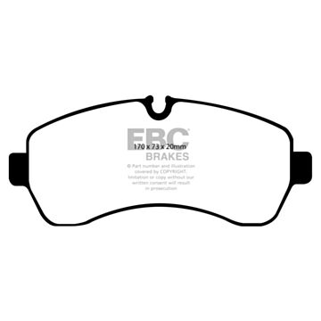 EBC Brakes DPC Vanbrake Brake Pads (Front, DPC1928)