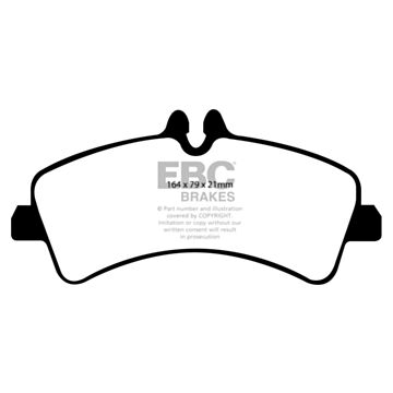 EBC Brakes DPC Vanbrake Brake Pads (Rear, DPC1929)