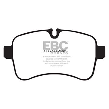 EBC Brakes DPC Vanbrake Brake Pads (Rear, DPC1979)