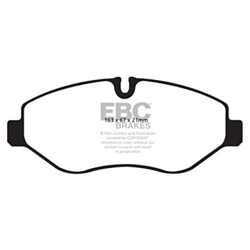 EBC Brakes DPC Vanbrake Brake Pads (Front, DPC1980)