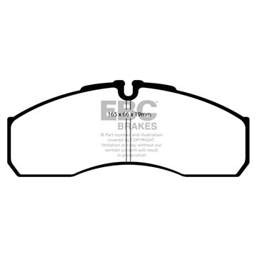 EBC Brakes DPC Vanbrake Brake Pads (Front, DPC850)