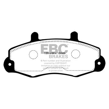 EBC Brakes DPC Vanbrake Brake Pads (Front, DPC918)