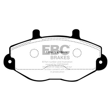 EBC Brakes DPC Vanbrake Brake Pads (Front, DPC920)
