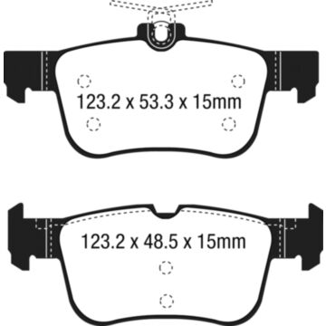 EBC Brakes EBC Ultimax OEM Replacement Brake Pads rear (DPX3047)