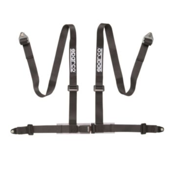 Sparco Club H-4M 4-Point ECE Harness - Black