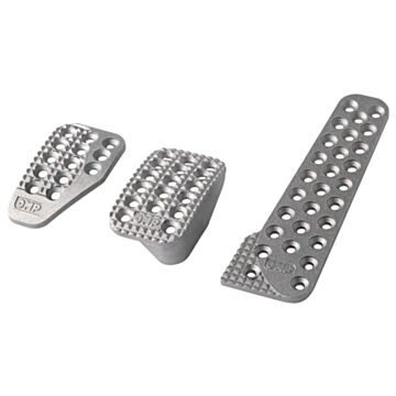 OMP Racing Aluminium Pedal Set - Sandblasted (OA/1010)