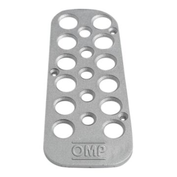 OMP Driver's Left Footrest - Sandblasted