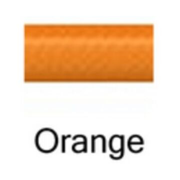 HEL Performance -3 Stainless Steel Braided PTFE Hose, Orange