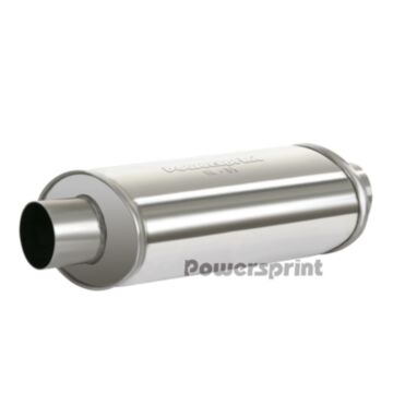 Powersprint 60mm Single Oval Universal Muffler