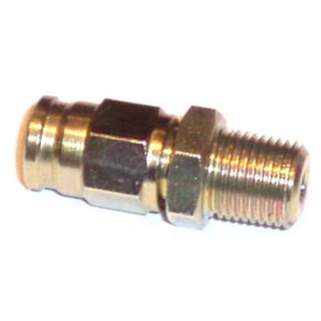 Rally Design Brake Pipe Male End - 1/8 NPT Taper (into Wilwood caliper) 