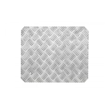 OMP Universal Flat Footrest - Knurled Aluminium