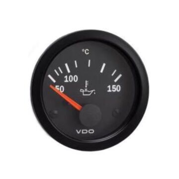 VDO Oil Temperature Gauge, 150°C, 52mm